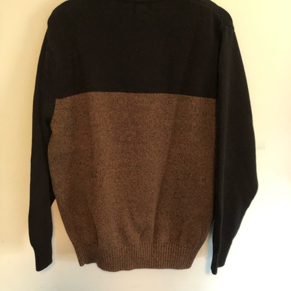 Dockers Men's Black, Tan with Argyle Print Sweater Size XL - Picture 3 of 7